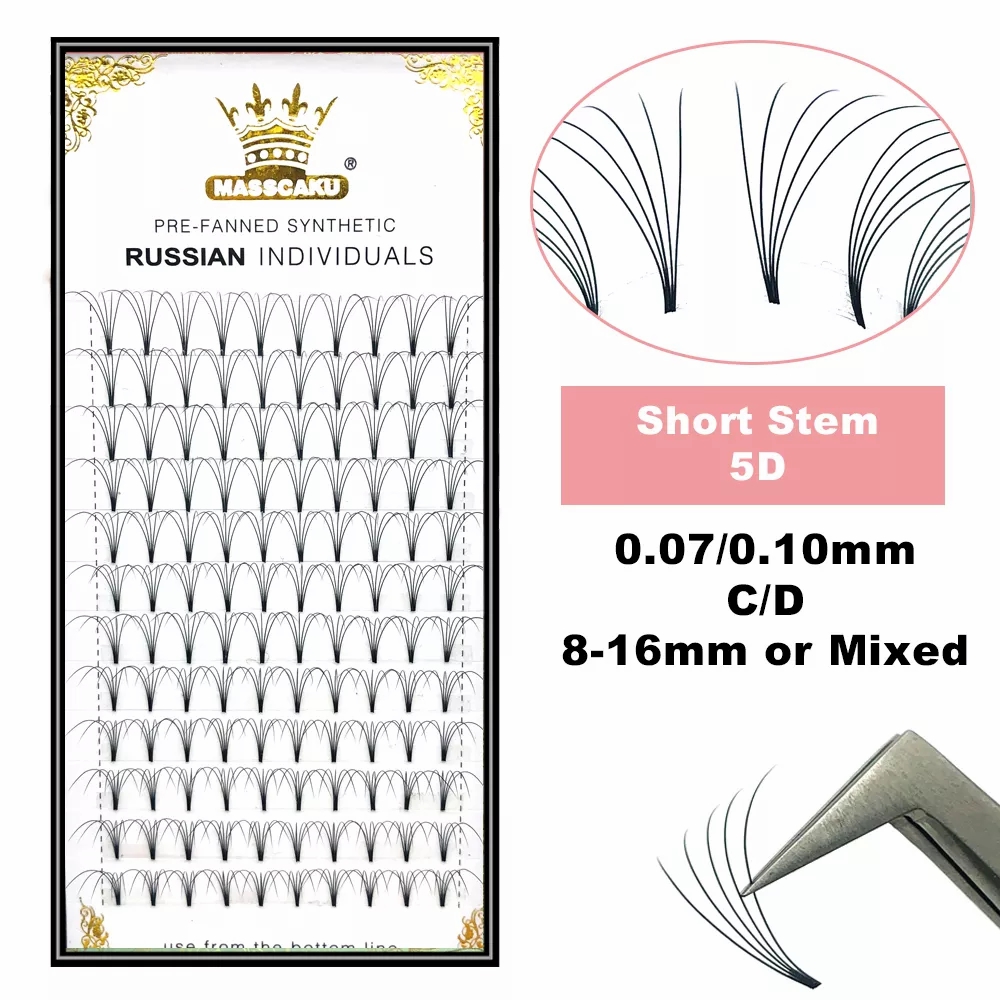 Individual Lash Tray - MASSCAKU Premade Russian Volume Short Stem