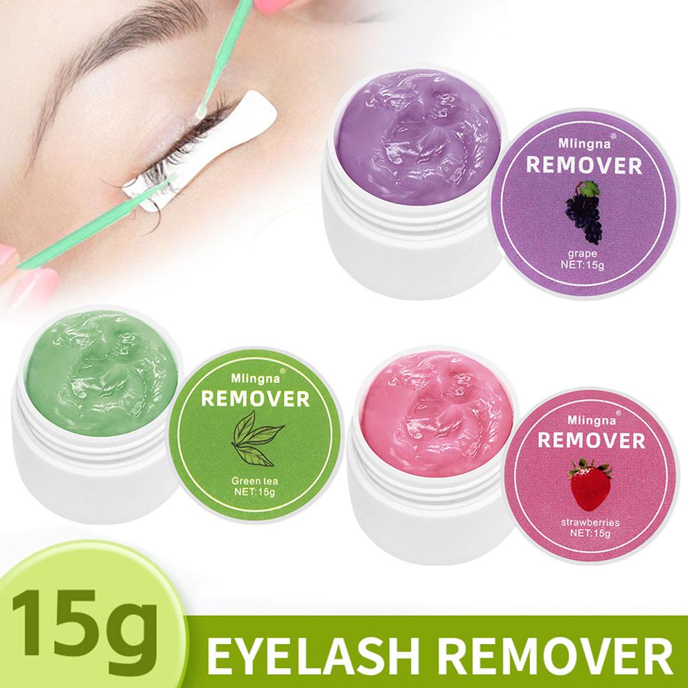 Eyelash Extension Adhesive - Eyelash Glue Remover CreamTransparent Professional Quick