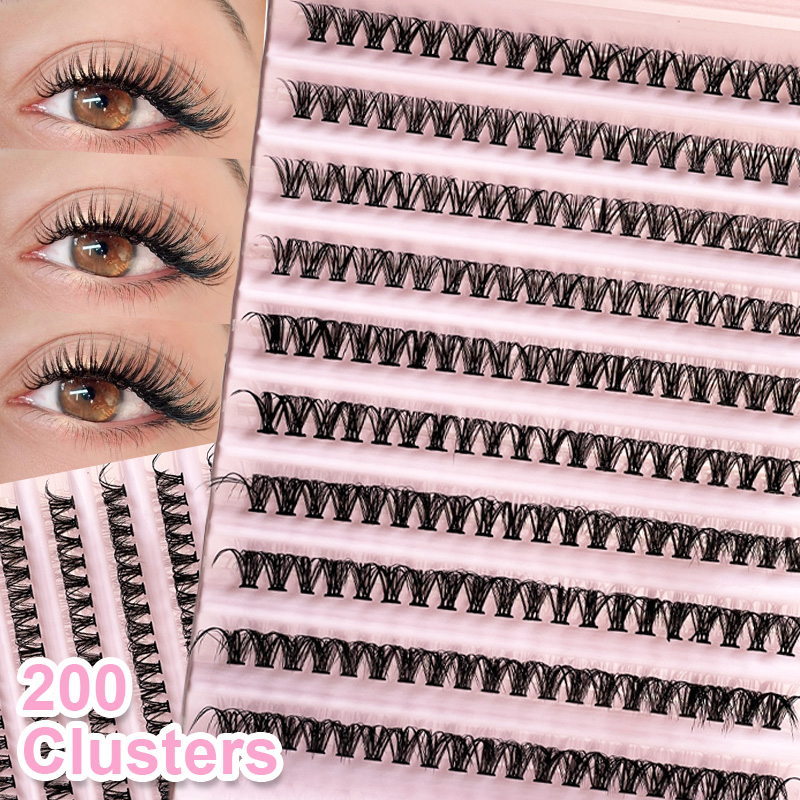 Individual Lash Tray - Individual Lashes Eyelash tuft 8-16mm 200pcs