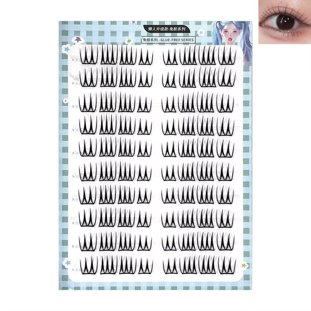 Eyelash Extension No 8 - Korean Style Self Adhesive False Eyelashes