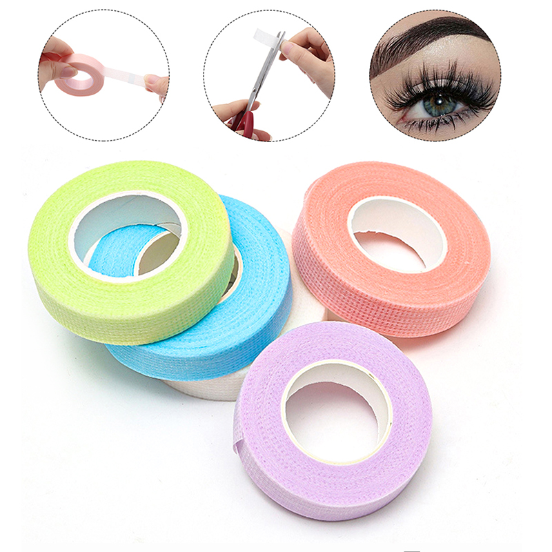 Eyelash Extension Adhesive - 5 Rolls Mix Colors Micropore Eyelash