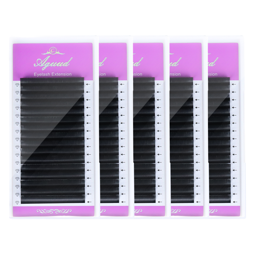 Mega Volume Lash - AGUUD 5 trays/lot NEW Super Matte