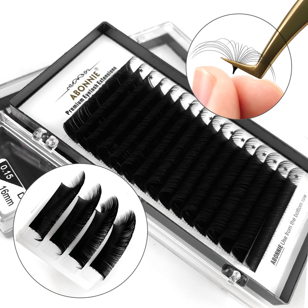 Individual Lash Tray - Abonnie Eyelashes Extension Silk Soft Professionals