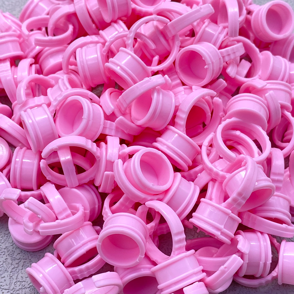 100Pcs Disposable Glue Ring Cu - Eyelash Extension Maps review and price