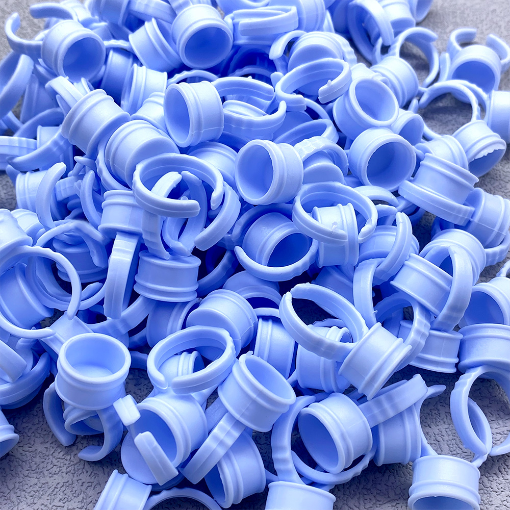 100Pcs Disposable Glue Ring Cu - Eyelash Extension Maps review and price