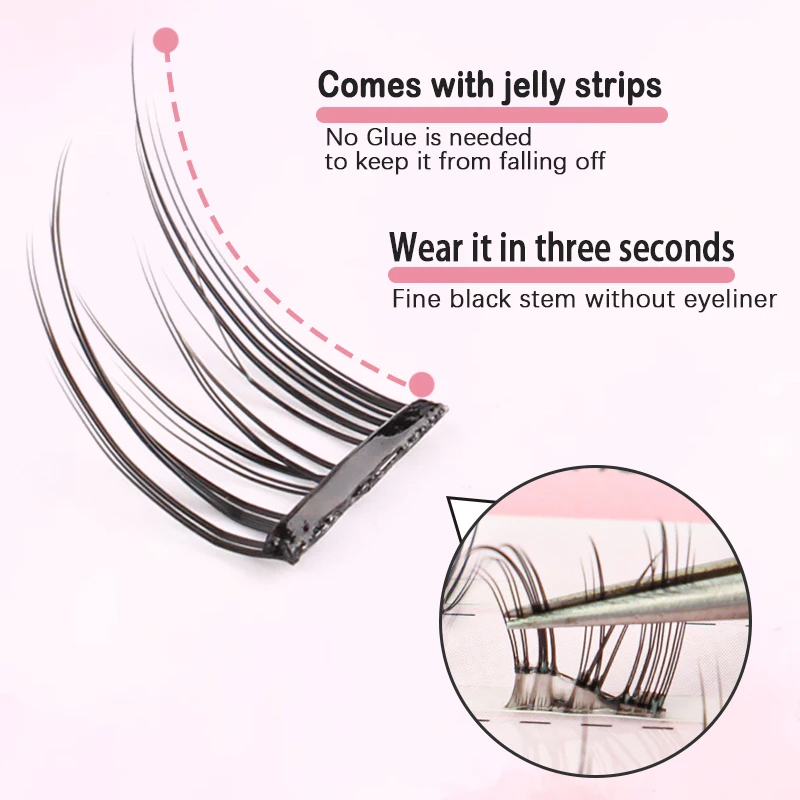 New EYELASH No Glue Needed Sel - Eyelash Extension No 8 review and price