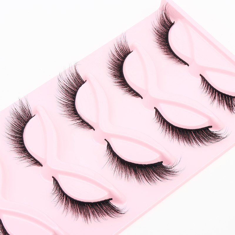 5 Pairs Fluffy False Eyealshes - Eyelash Extension Cat Eye review and price