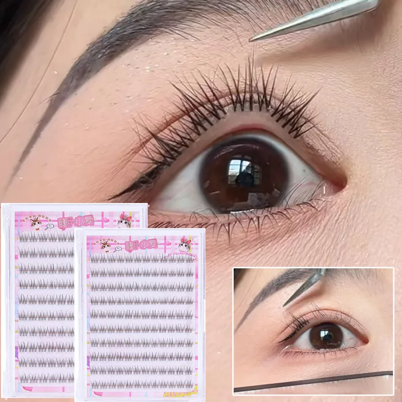 Natural Fish Tail Cluster Fals - Eyelash Extension No 8 review and price