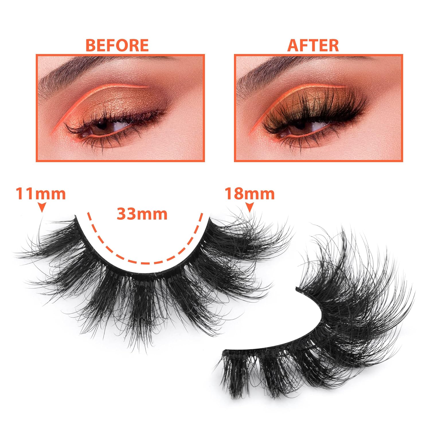 7pairs Fluffy Lashes 8D False  - Eyelash Extension Cat Eye review and price