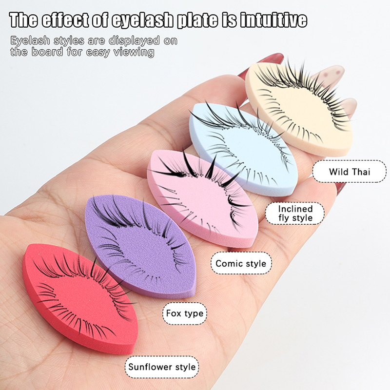 50PCS False Eyelash Pads Begin - Eyelash Extension Maps review and price