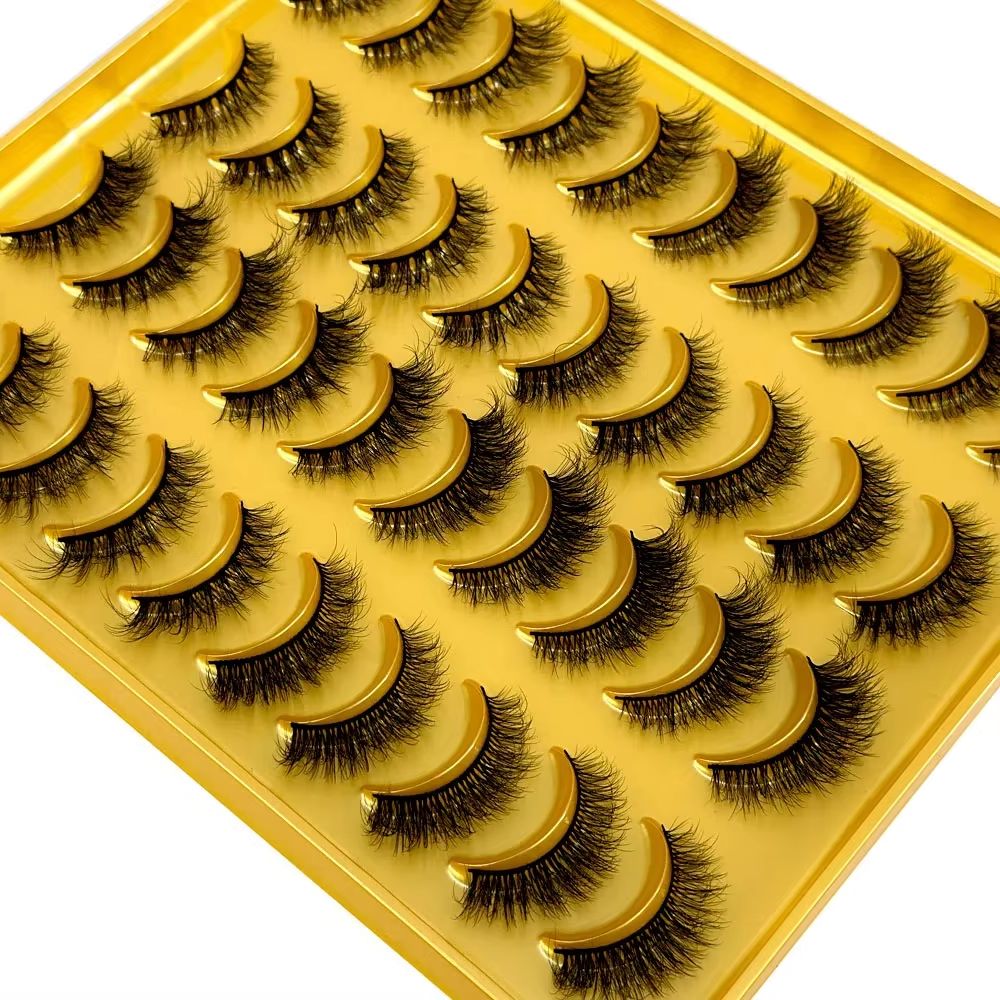 AMSDCN Natural Lashes Short Ey - Eyelash Extension Cat Eye review and price