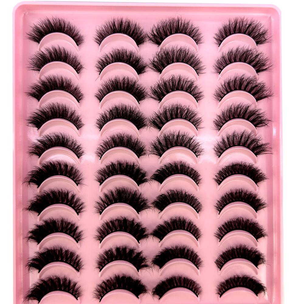AMSDCN Natural Lashes Short Ey - Eyelash Extension Cat Eye review and price