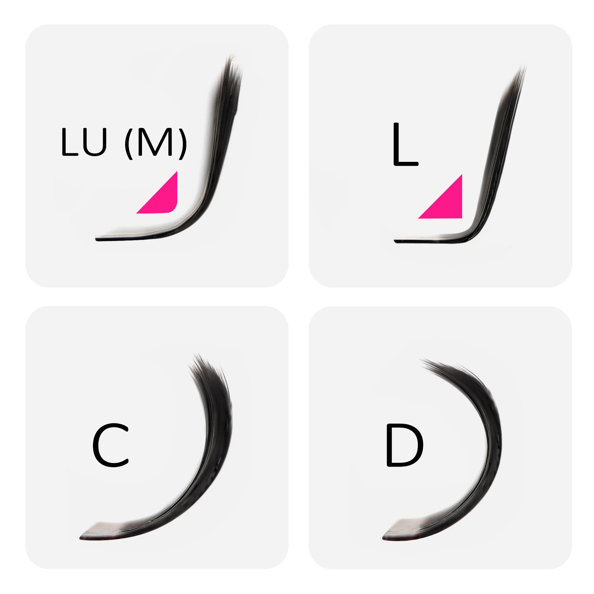 MASSCAKU 3D 4D 5D L/LU/M U-Sha - Eyelash Extension Yelix review and price