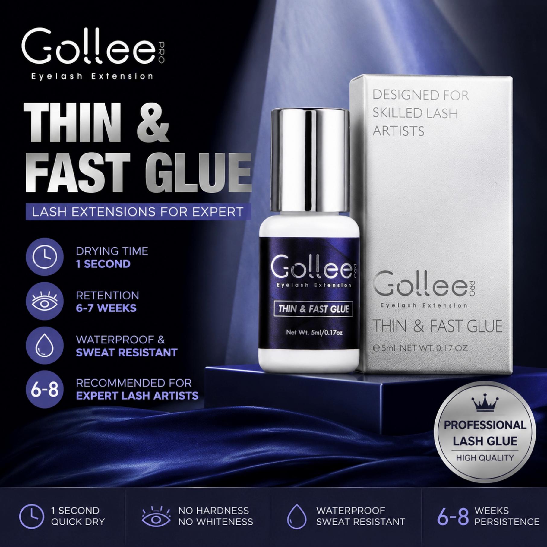 Gollee for Sensitive Eyes 5ml  - Sensitive Lash Glue review and price