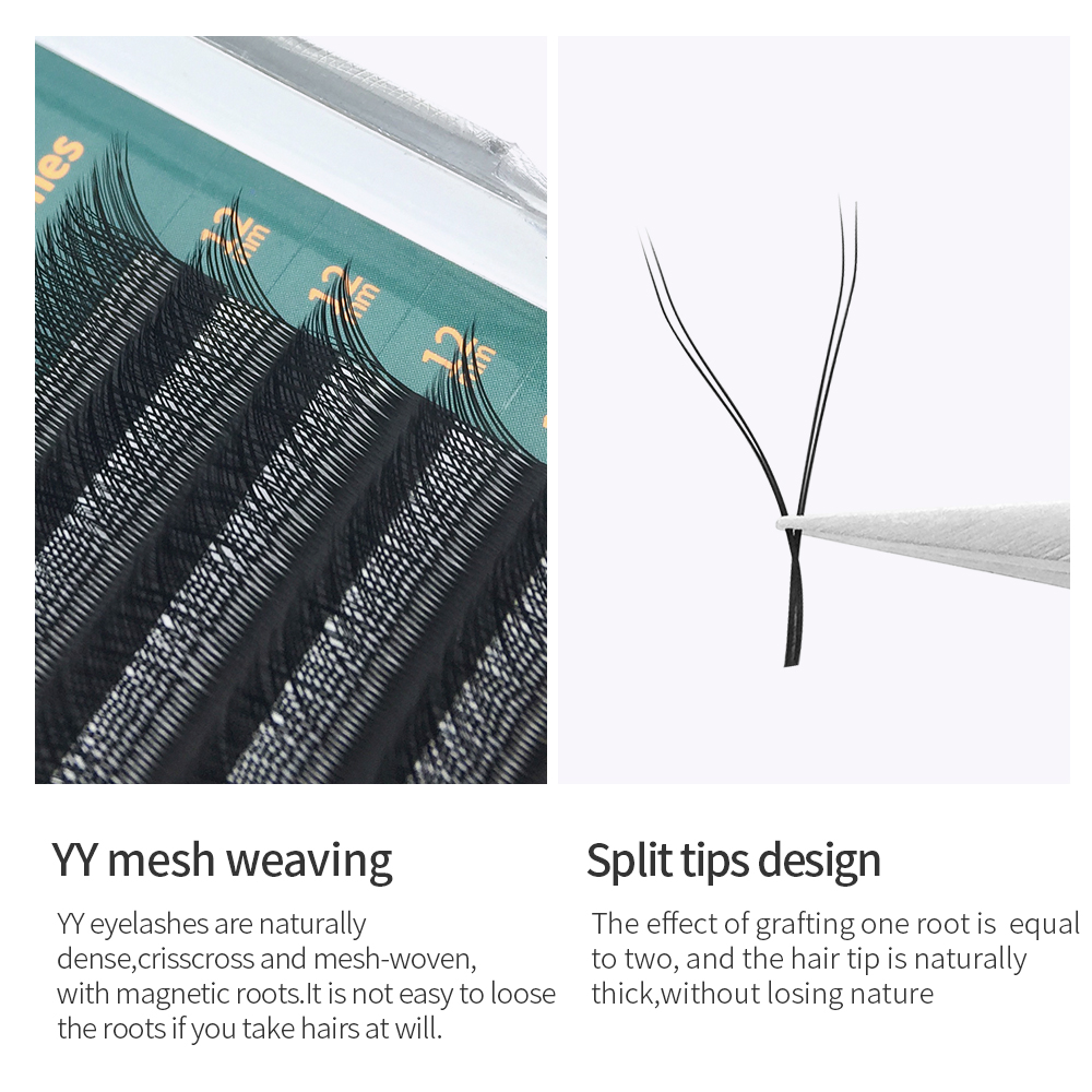 GLAMLASH YY Shape Black Eyelas - Eyelash Extension Yelix review and price