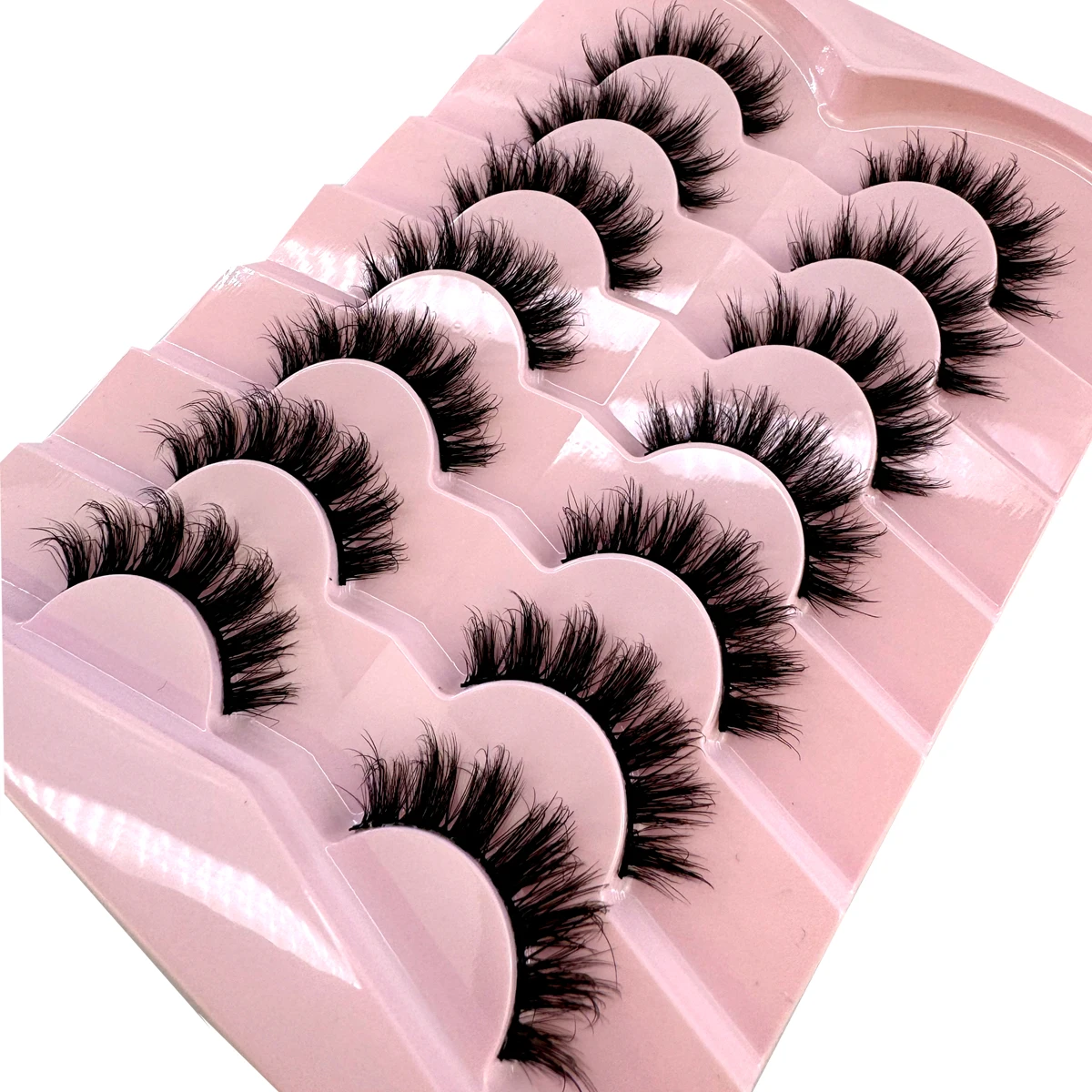 AMSDCN 7 Pairs Fluffy Cat Eye  - Eyelash Extension Cat Eye review and price