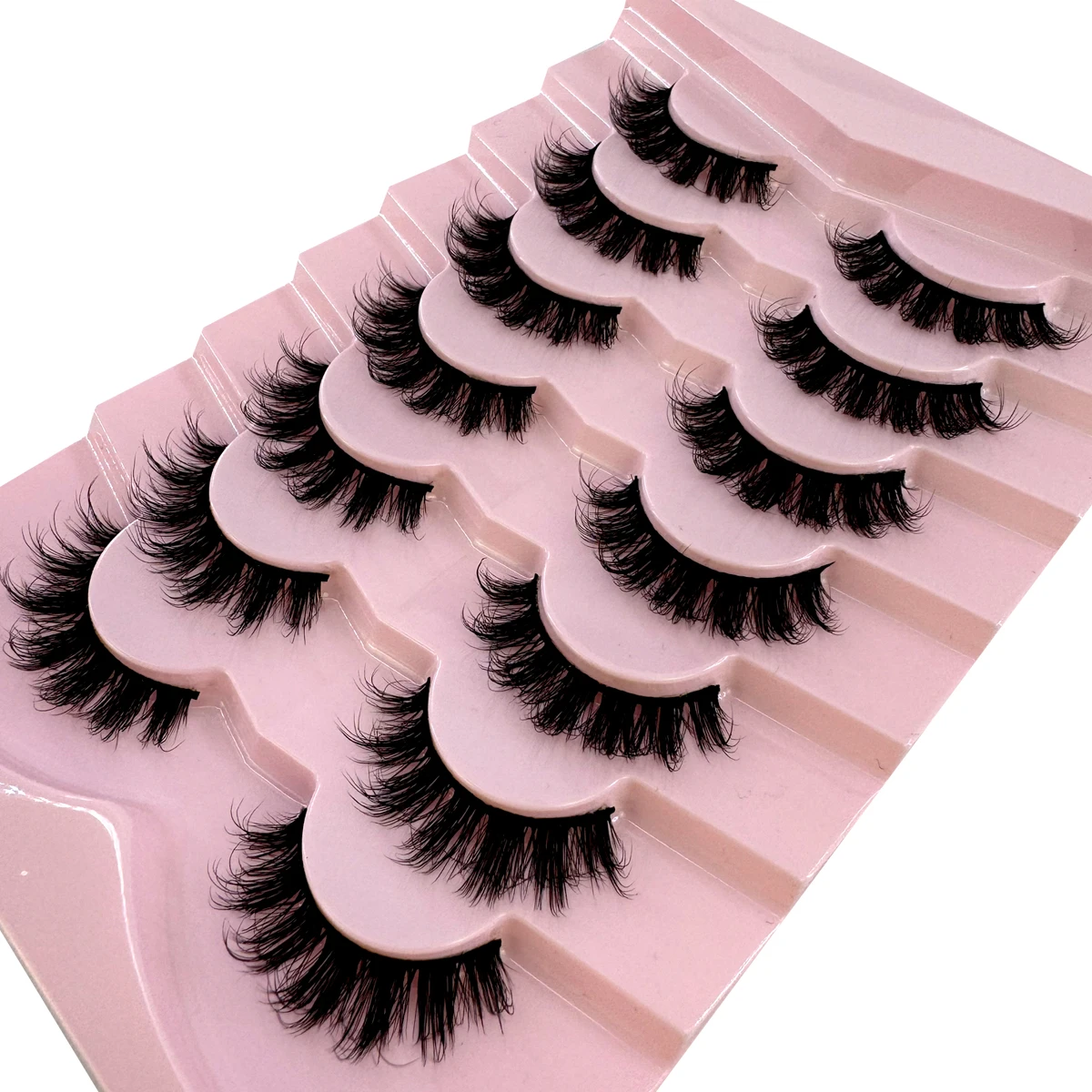AMSDCN 7 Pairs Fluffy Cat Eye  - Eyelash Extension Cat Eye review and price