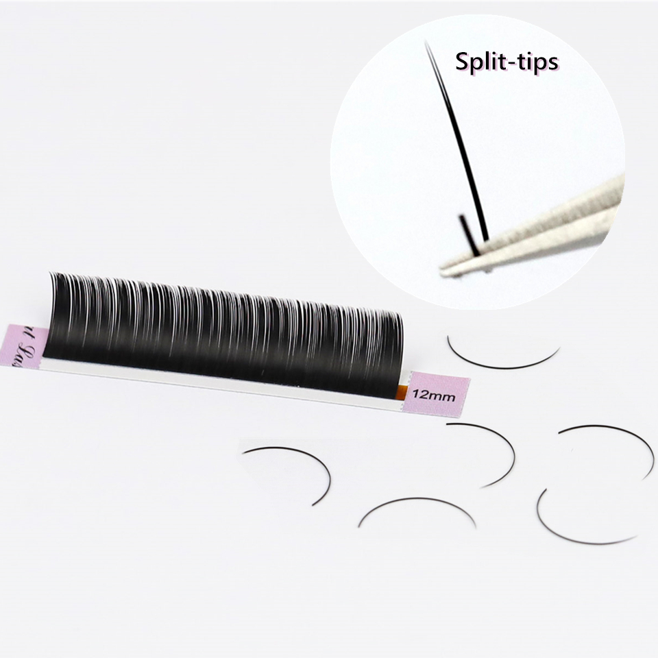AGUUD Ellipse Flat False Eyela - Individual Lash Tray review and price