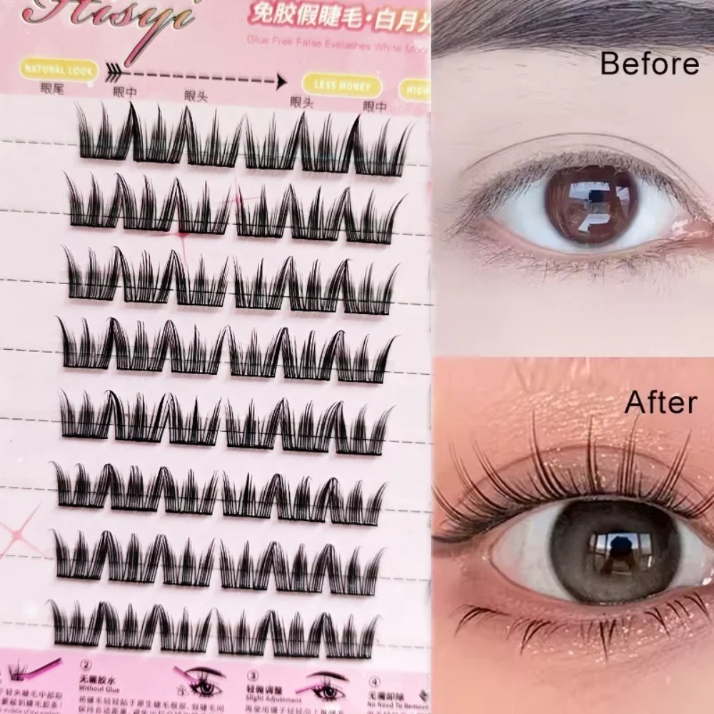 8 Rows Self-Adhesive False Eye - Eyelash Extension No 8 review and price