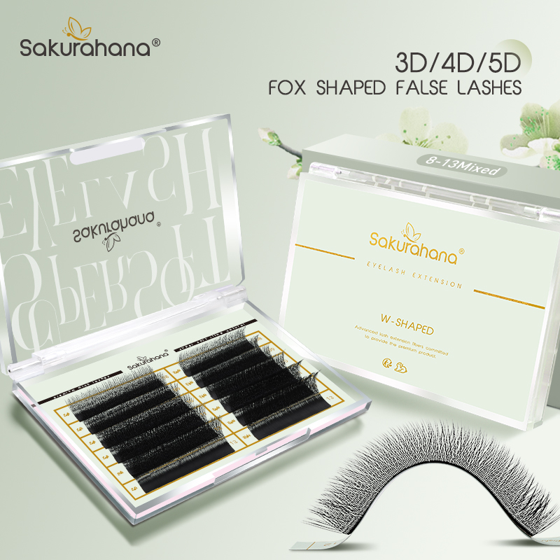 SAKURAHANA Fox 3D 4D 5D Shaped - Eyelash Extension Cat Eye review and price