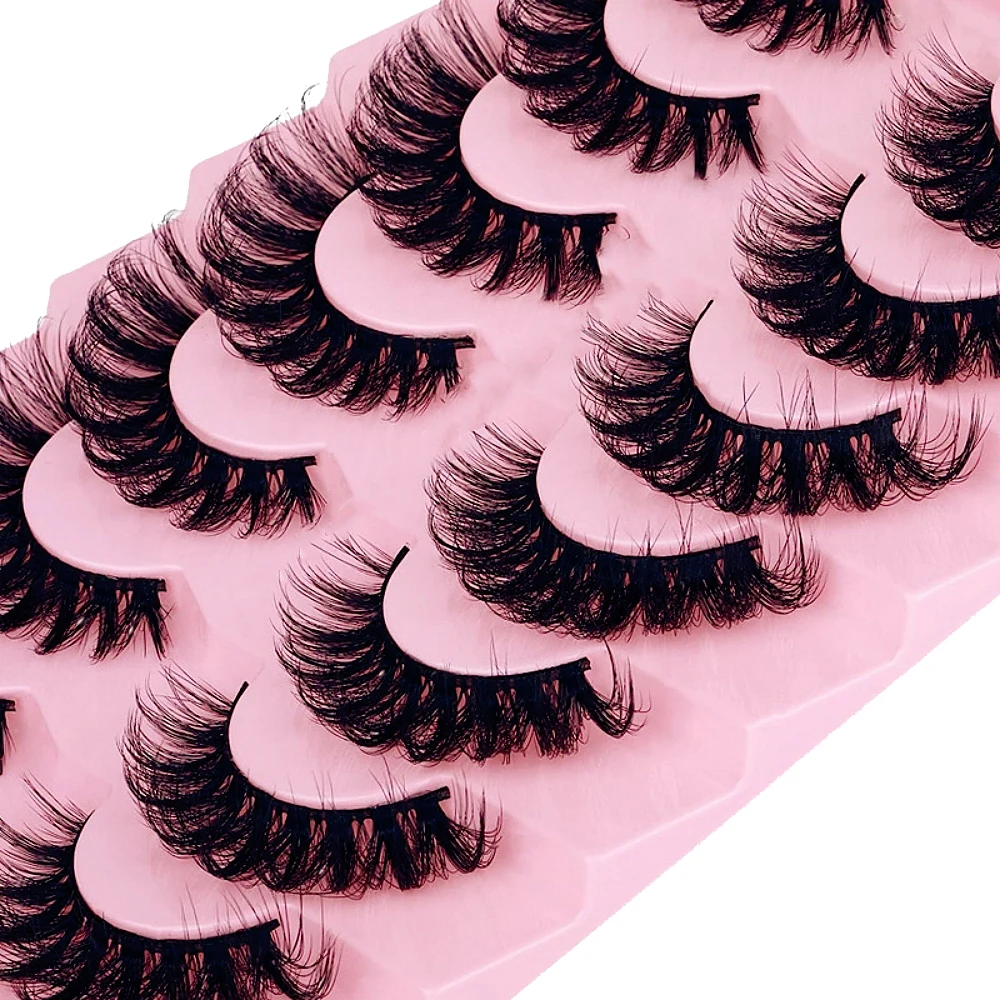 7 Pairs Cat Eye Faux Mink Stri - Eyelash Extension Cat Eye review and price