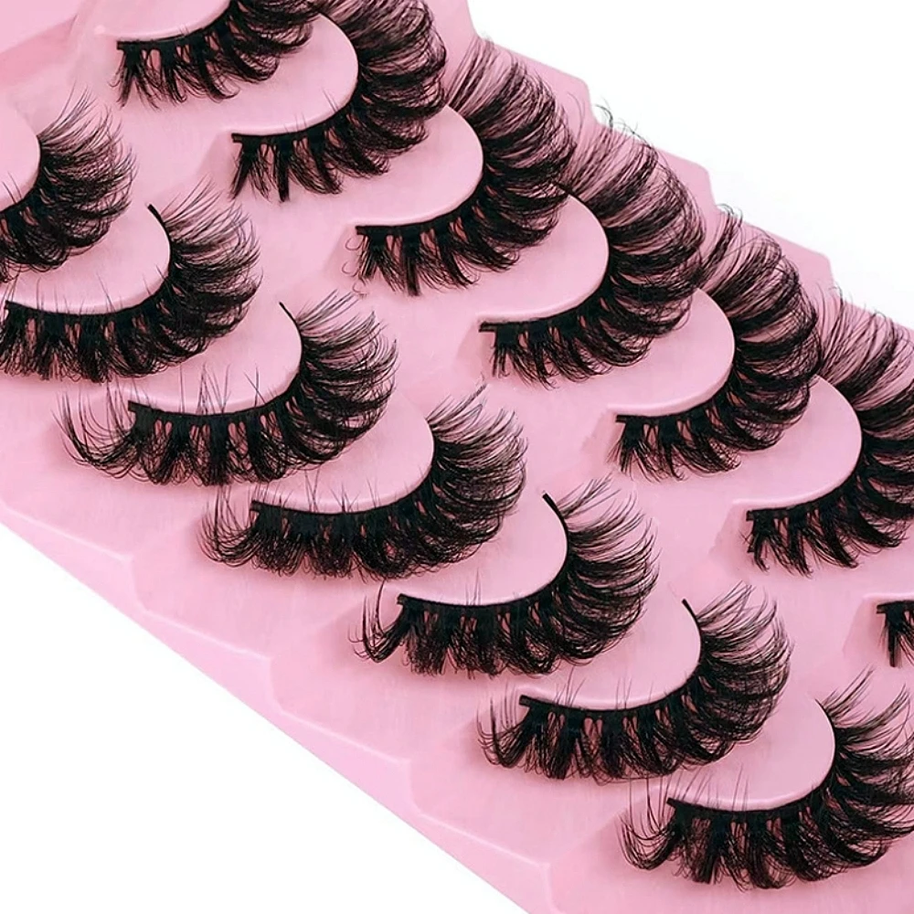 7 Pairs Cat Eye Faux Mink Stri - Eyelash Extension Cat Eye review and price