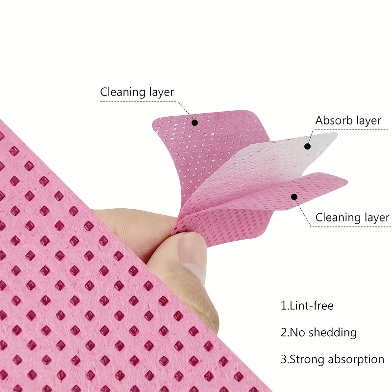 50/100/200pcs Lint-Free Nail W - Eyelash Extensions review and price