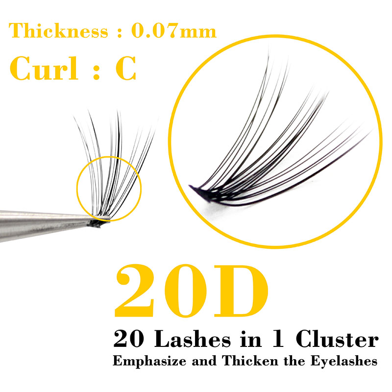 Kimcci 60 Bundles Mink Eyelash - Individual Lash Tray review and price